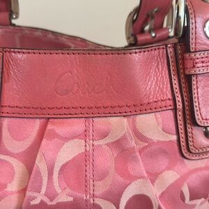 Pink Coach Purse.